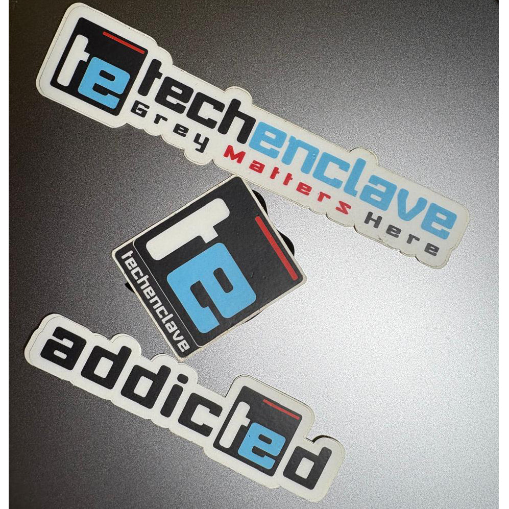 TechEnclave Original 3-Piece Sticker Set