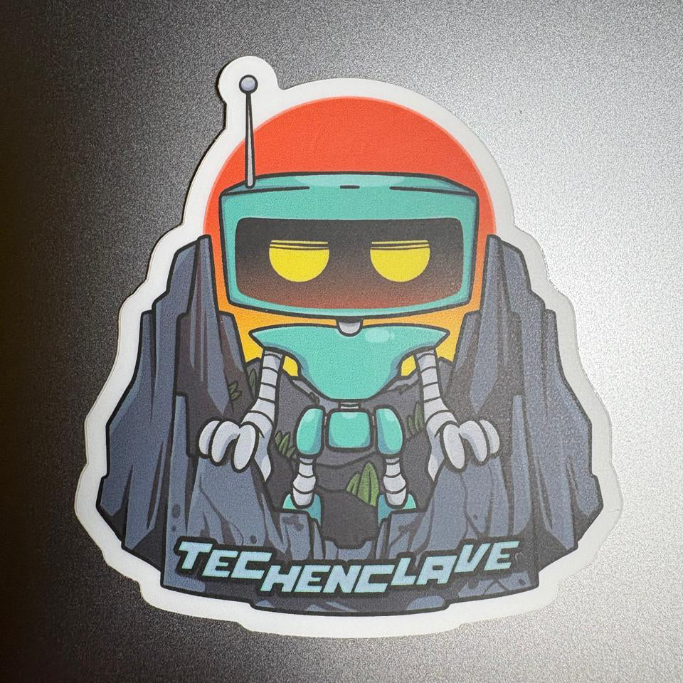 TechEnclave Robo Island Sticker